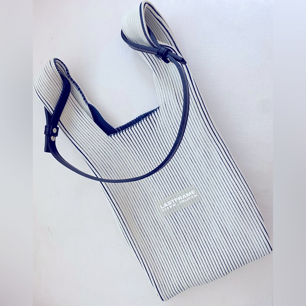 Lastframe small ICHIMATSU MARKET BAG W/LEATHER STRAP
